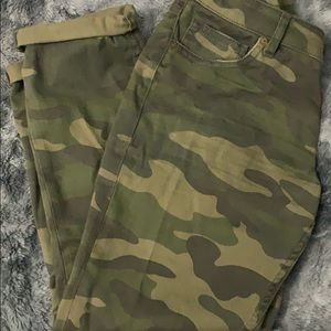 Zara Camouflage Jeans